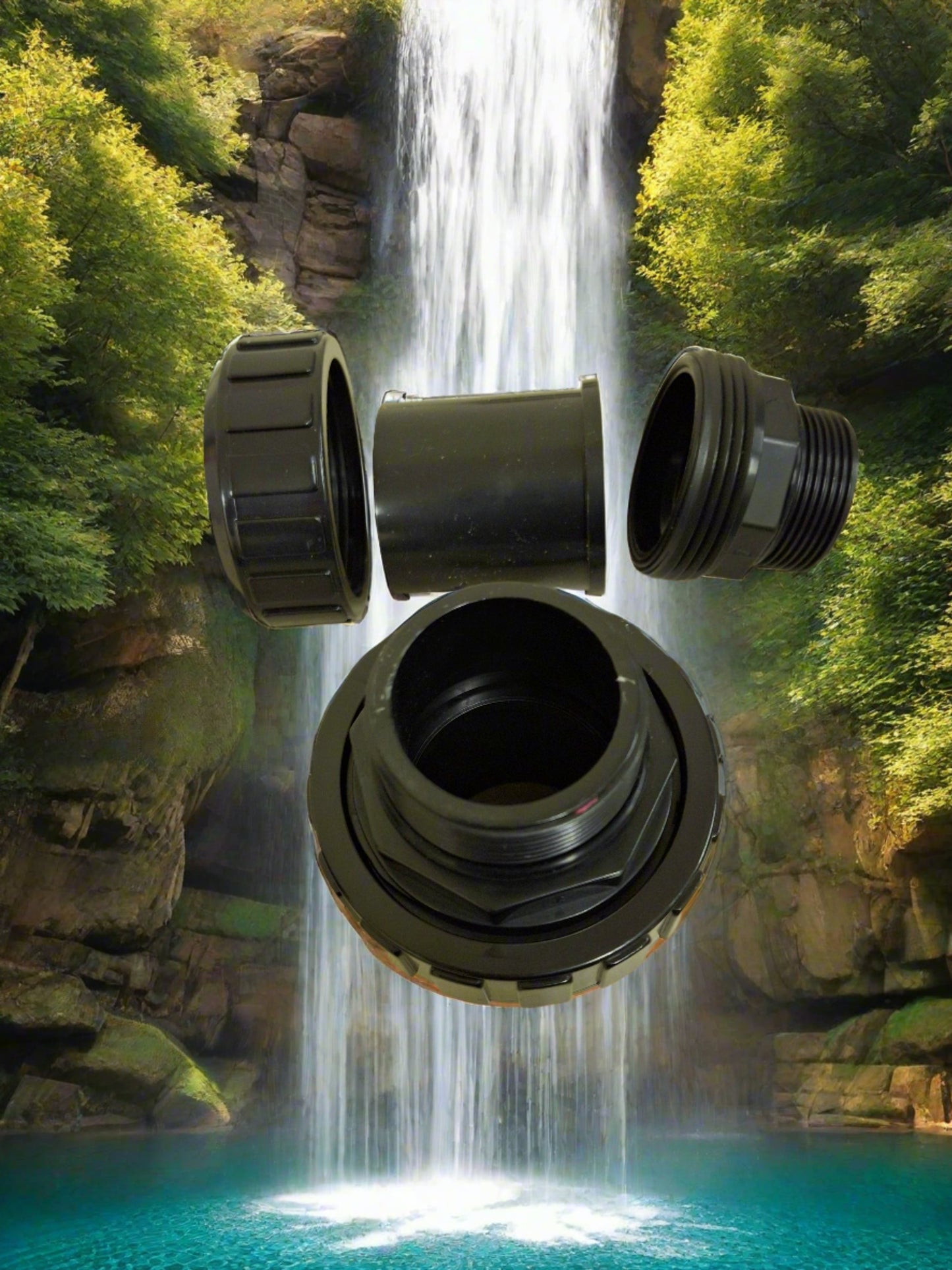 Barrel Unions 40mm Universal Complete for Filters