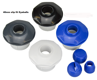 Slip fit Multi Directional Eyeball 40mm Pool pipe.