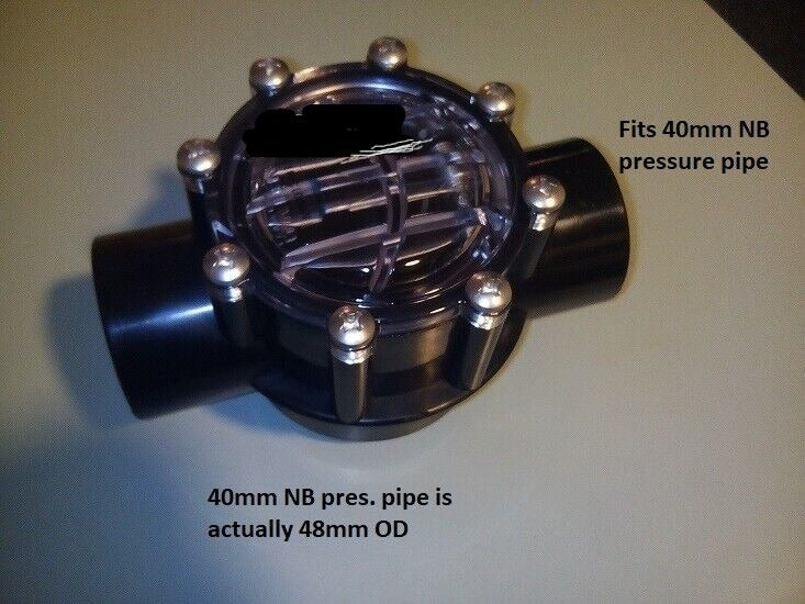 Flow Check Valve 40mm Waterco free post