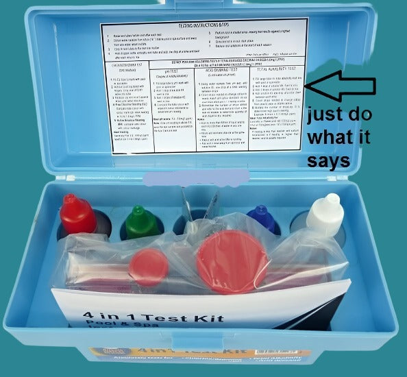 Test Kit 4 in 1 DIY Pool & Spa Professional