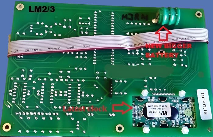 LM2/3 Top PCB with Clock Zodiac