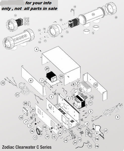 Cell Lead B&C Clearwater Chlorinators