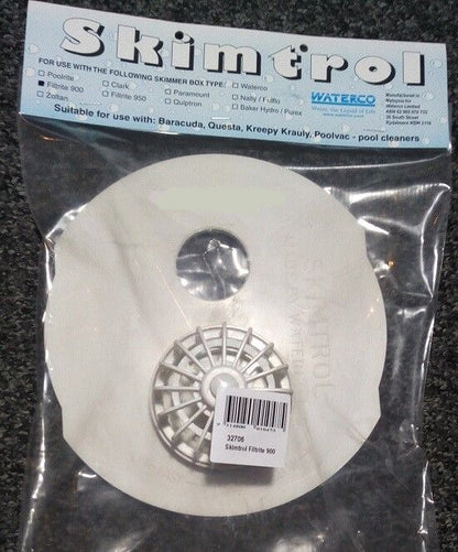 Skimtrol Vacuum Plate Filtrite SK900 Control