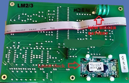 LM2/3 Top PCB with Clock Zodiac