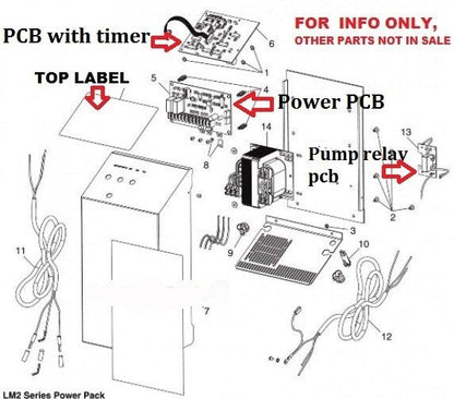 LM2/3 Top PCB with Clock Zodiac